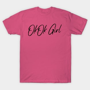 OkOk girl design T-Shirt